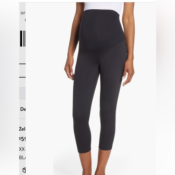 Maternity Cropped Leggings Zella XXL - Picture 1 of 6